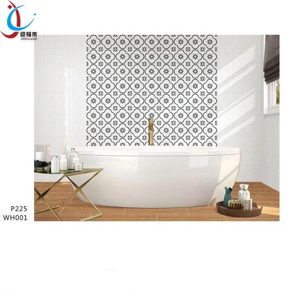 Матовая керамическая плитка с цветочным узором 200x200 мм по оптовой