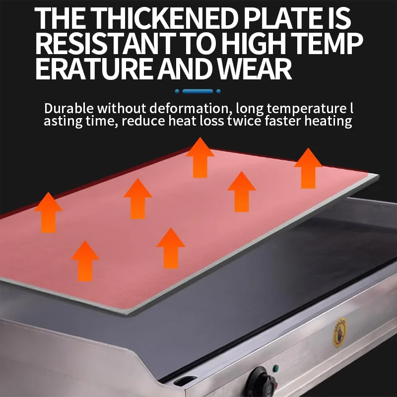 Stainless steel gas energy saving constant temperature hand grab cake 120-50/8MM  machine