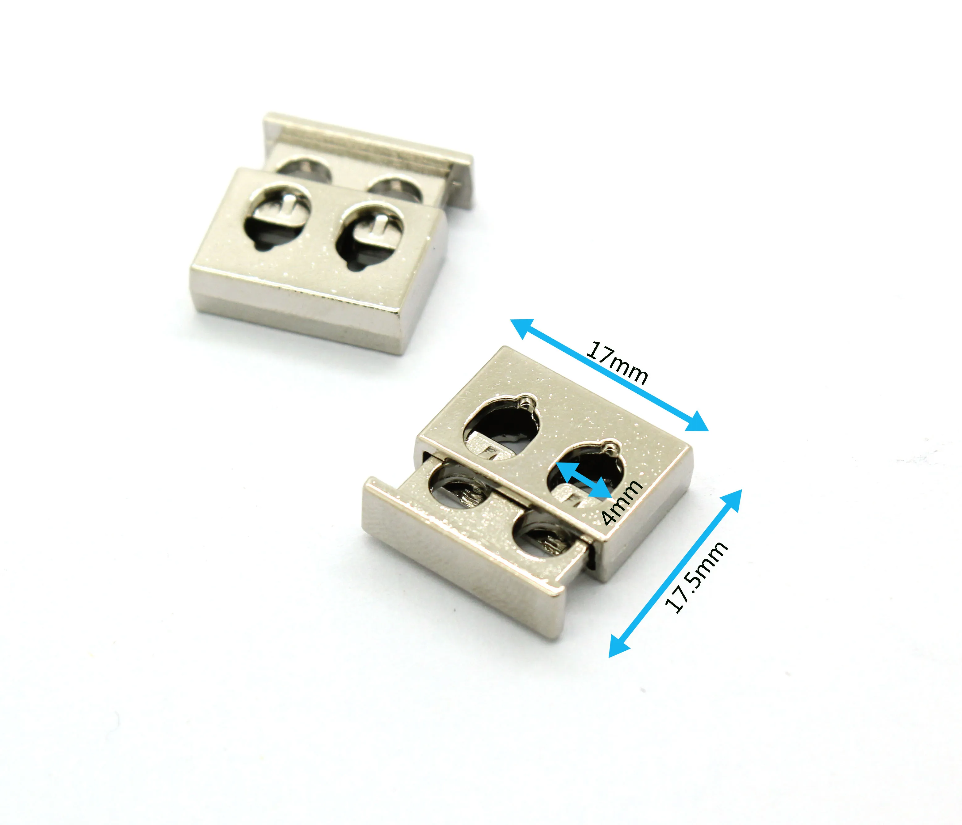 Высококачественная металлическая пробка для шнура для одежды, металлическая пробка для шнура