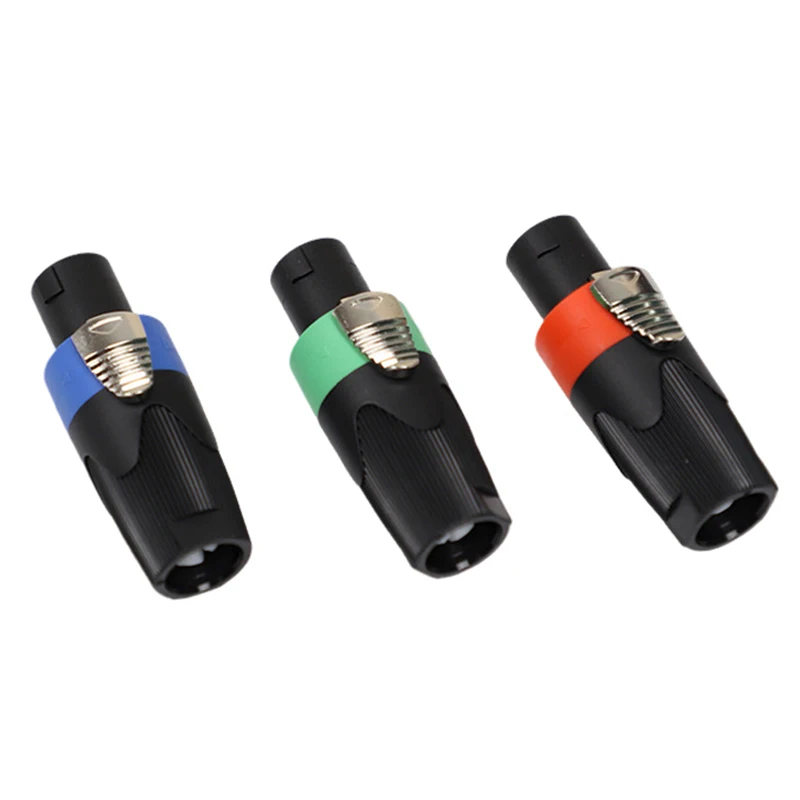NL4FC Speaker Speakon Connector Plug 4 PIN Male Jack 4 Pole Speakon Audio Connector 4 Polo NL4FX Speakon Plug Connector