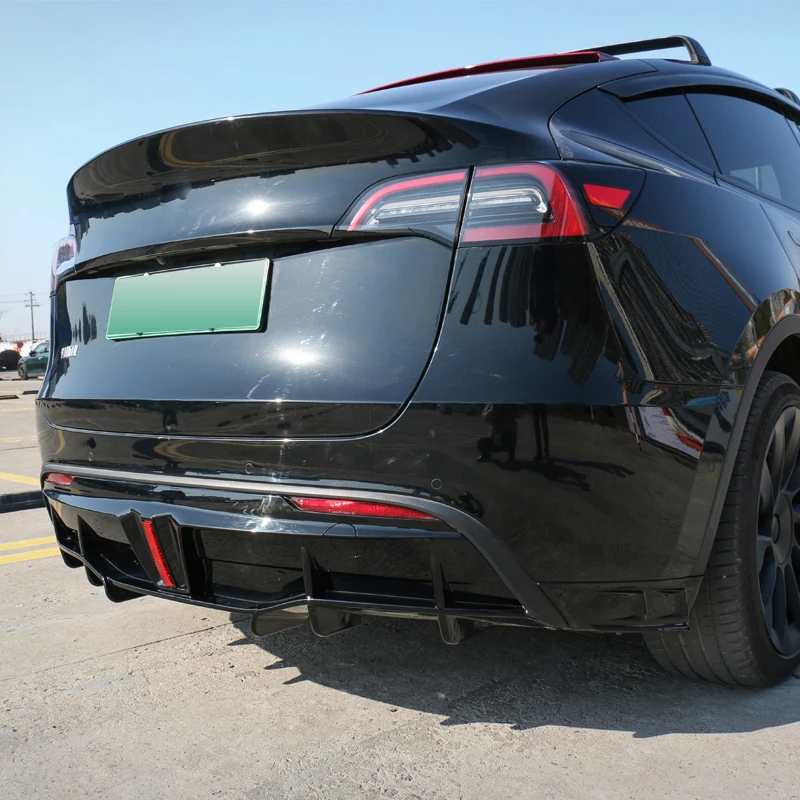 Подходит для Tesla Model 3 Highland Новый 2024 + Седан задний бампер диффузор спойлер сплиттер