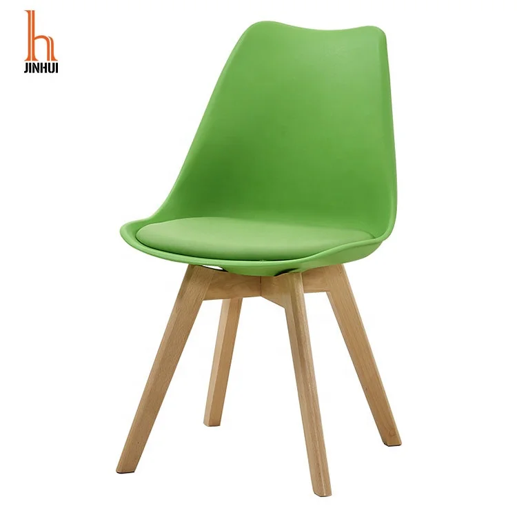 Hot Selling Cheap Classic  Kids Children Baby Chair Modern PP Chair with Wooden Legs Plastic Leisure Dining Room Chairs