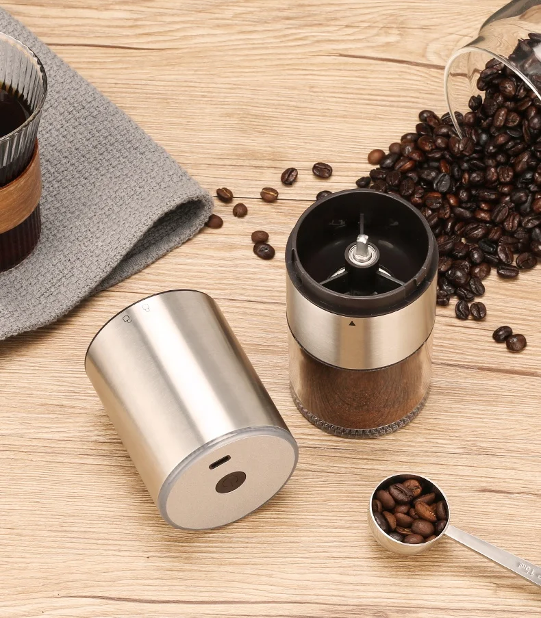 Chinese Manufacturer USB Rechargeable Adjustable Core Coffee Mill Grinder