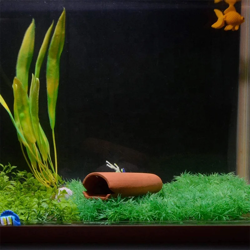 Aquarium Pottery Shrimp Tube Plecos Cave Breeding Hiding Shelter Cave Wholesale