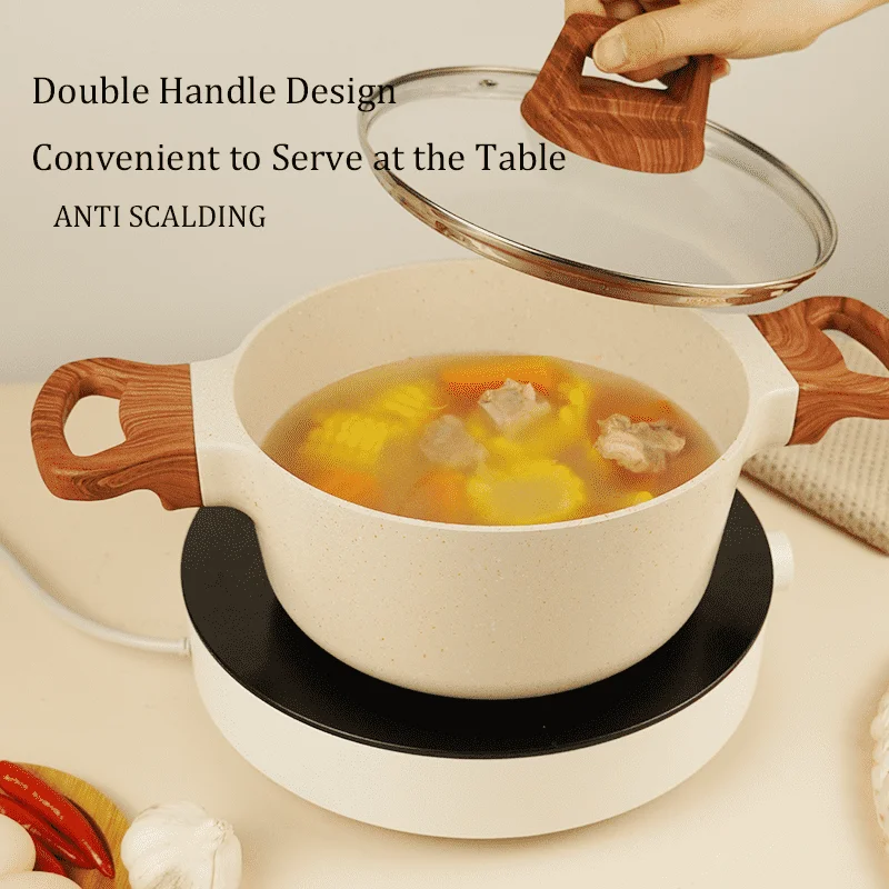 High Quality Aluminium 20cm Kitchenware Sauce Pan Non Stick Cheap Non Stick Cookware Pots Wholesale OEM ODM