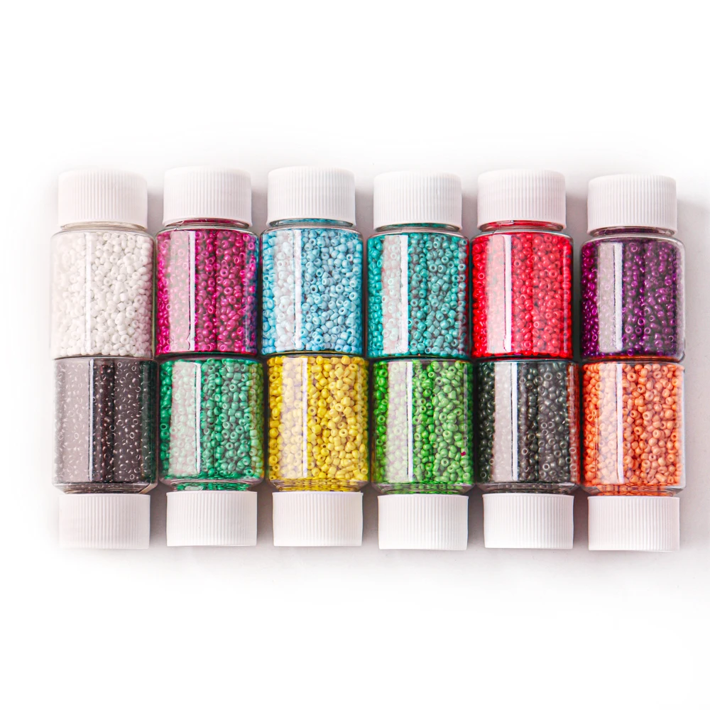 2000 шт. 2 мм зерновой Бисер Круглые Стеклянные бусины для самостоятельного изготовления ювелирных украшений ожерелье