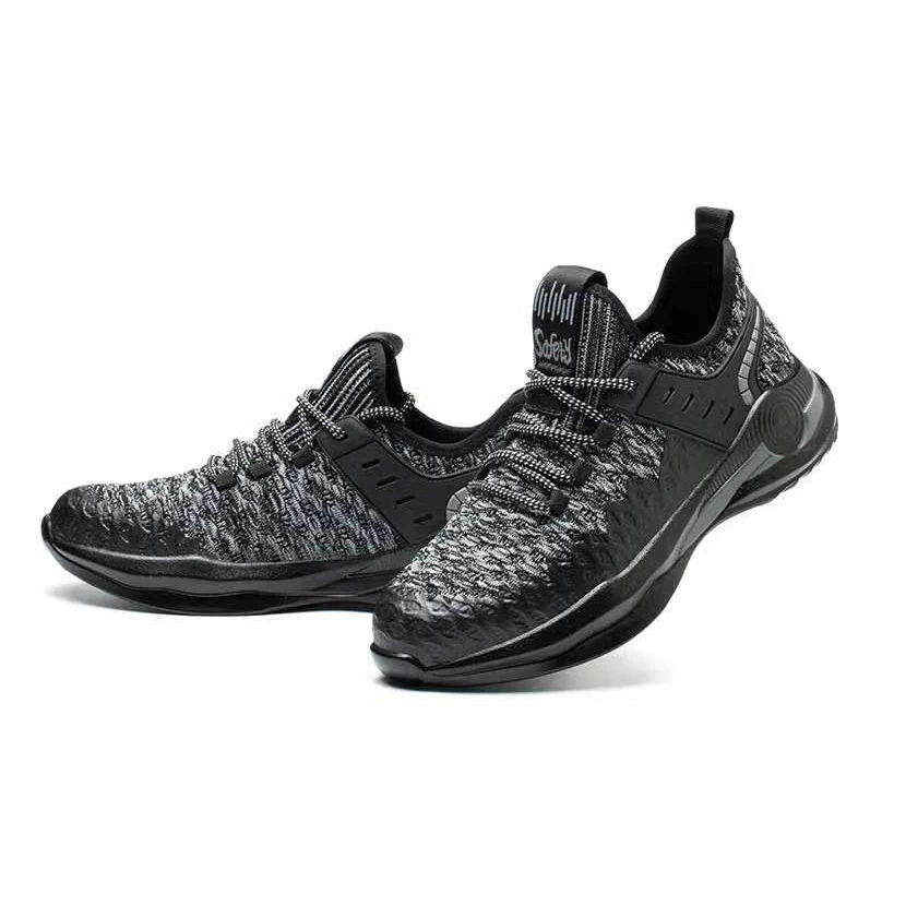 
New Designed European Standard Composite Head Electrical Insulation Knitted Upper Safety Shoes 