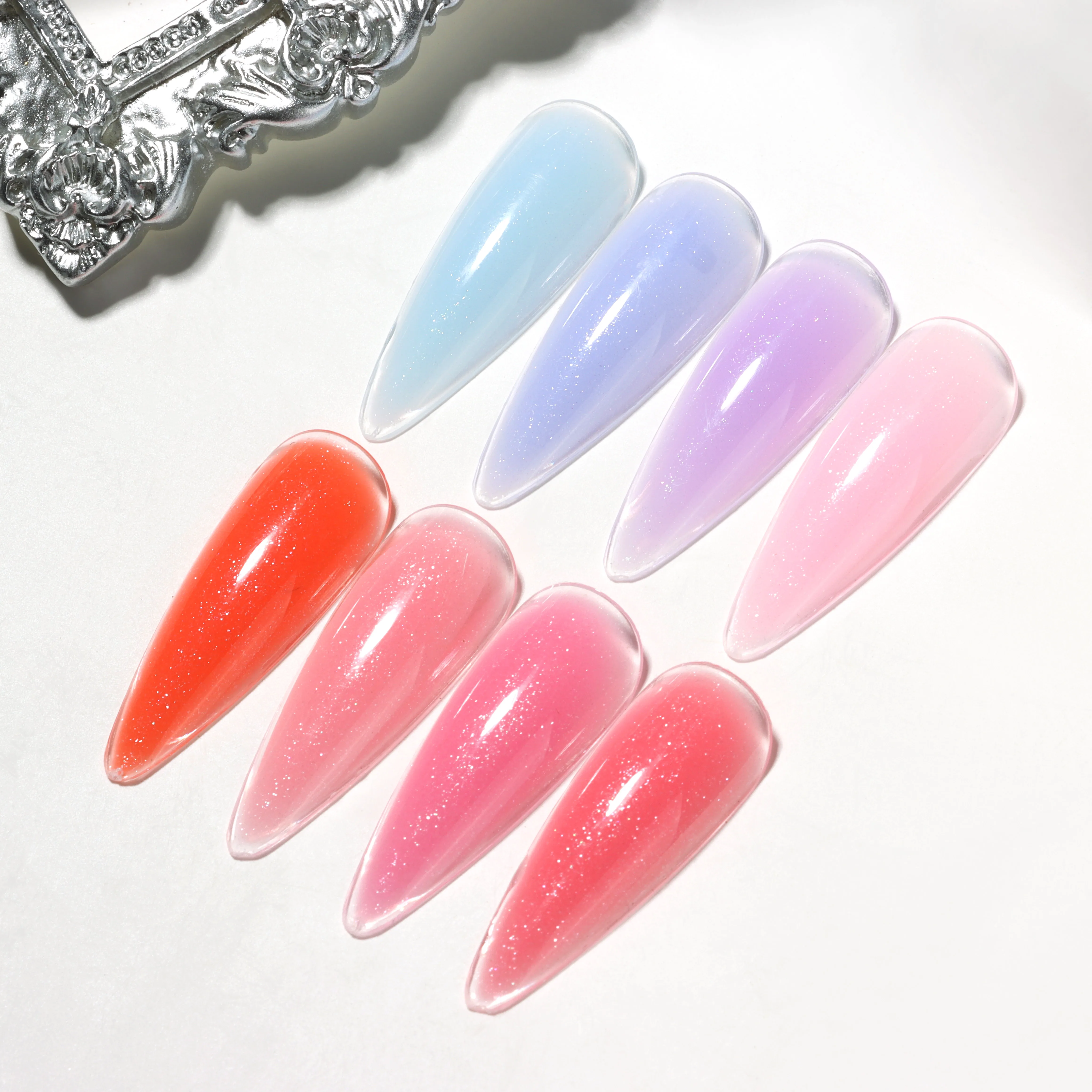 Nail Extension Gel Poly Acrylic Gel Set Kit 27olors OEM Custom Logo Private Label Solid Acrylic Nail