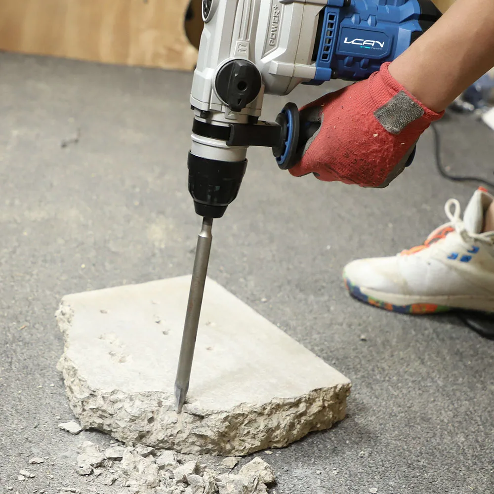 Vcan 1200WLectric Hammer Power Tools Input Power Bit Electric Rotary Hammer Drill