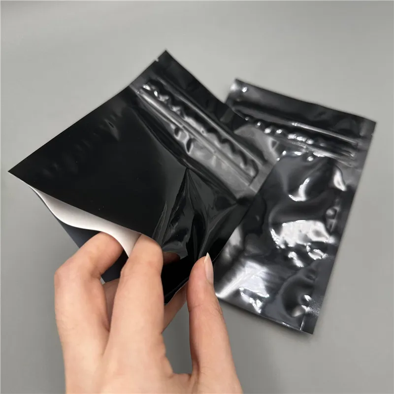 Customized Printed 150 gsm Humidor Bag For Cigars 4-50Ct Humidified Cigar Bags Reclosable Zip-Pack