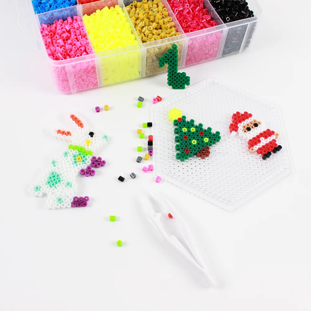 Fashion Kit Crafts animal Decorative Colorful Polymer Perler Beads For Sale