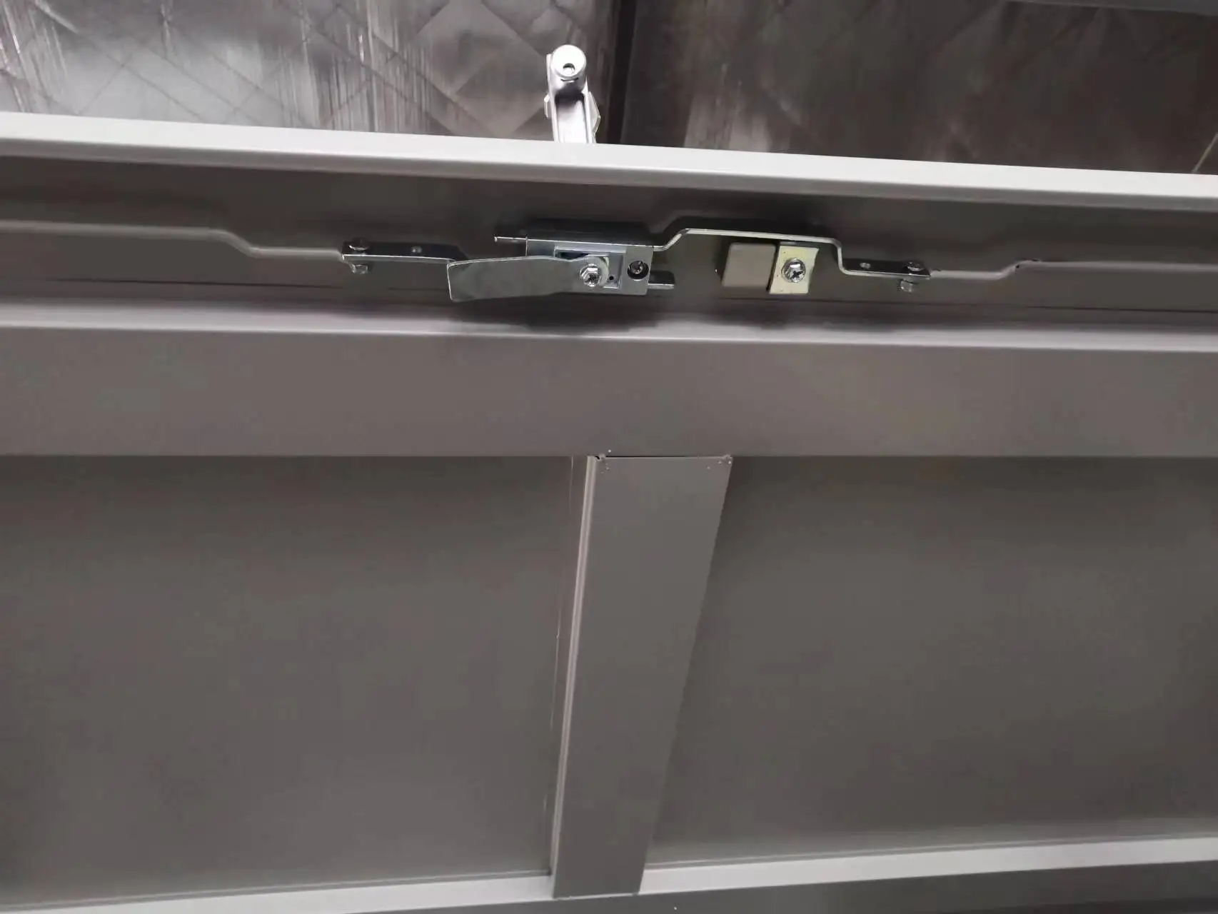 Underground parking lot car storage cabinet over bonnet storage unit