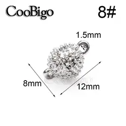 Metal Strong Snap Clasp Buckle Necklace Connector Clip Closure Fastener for Jewelry Making DIY Pendant Bracelet Accessories