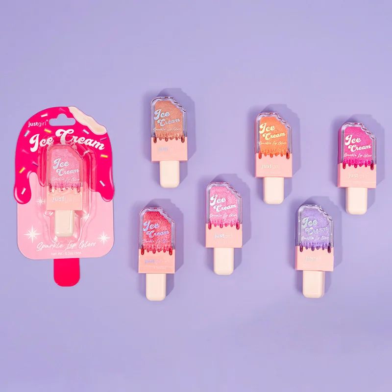 Private Label Children Makeup Vendor Cute Lip Gloss Mini Suitcase for Kid Lipgloss