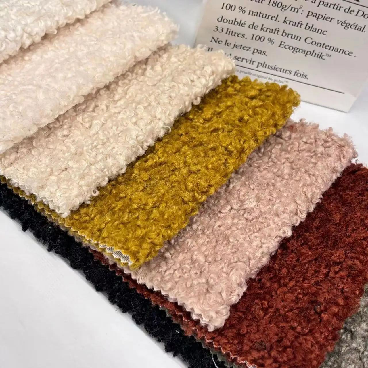 Teddy Velvet Fabric 100% Polyester Sherpa Polar Velvet Fabric For Home Deco Knitted Fake Fur Upholstery Fabric