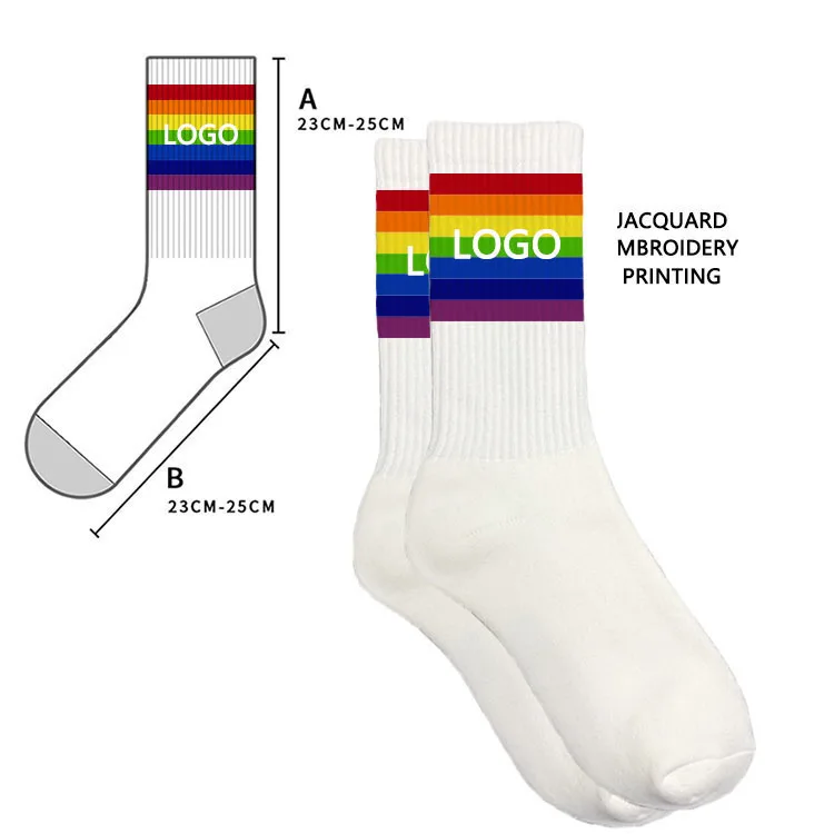 Best-selling Low MOQ Unisex athletic cycling custom designer logo high black men sports socks