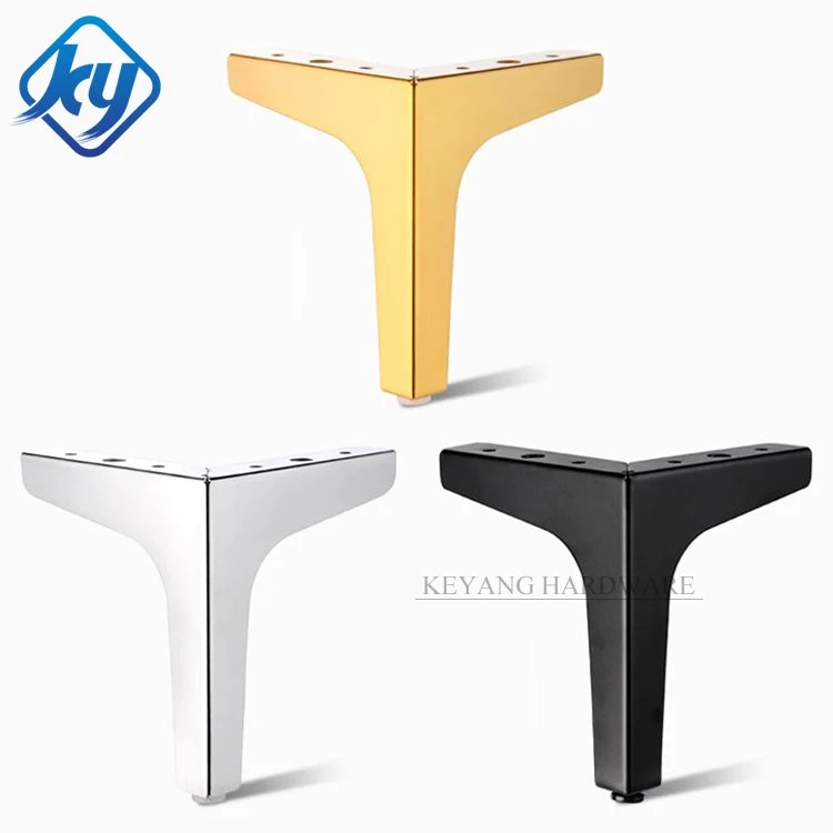 Furniture Hardware Components Metal Table Legs Y Shape Iron Metal Sofa Legs Couch Furniture Legs