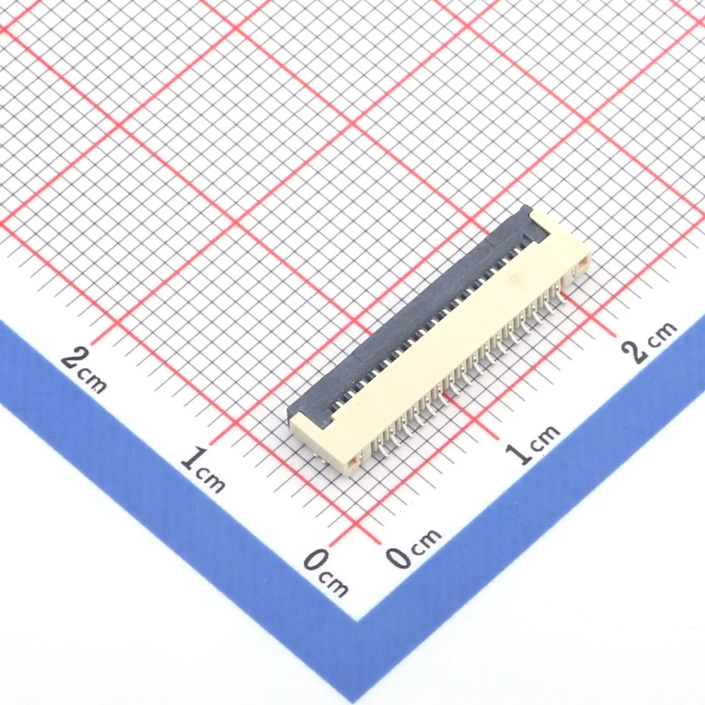 Vertical Smt Type To Board Connector Single Row 1.0 Pitch Fpc Ffc Vertical Smt Type Drawer type lower connection
