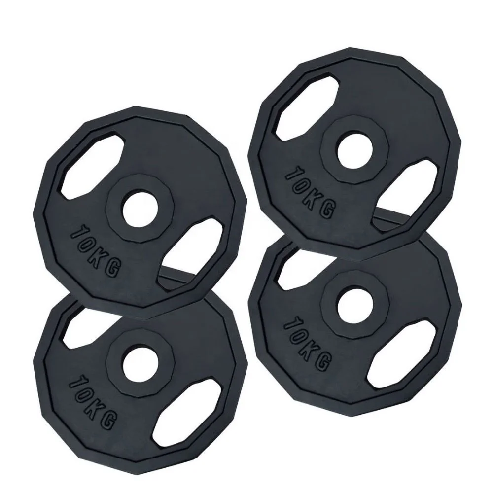 2-Grips Black Cast Iron Weight Lifting Plate