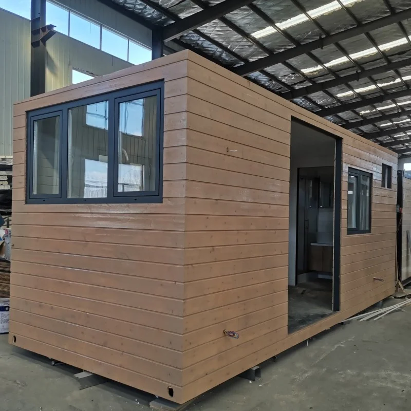 20-футовый недорогой портативный колесный дом для квартир мобильный прицеп домашний сад офис контейнер маленьких домов