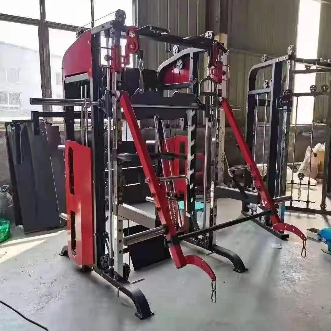 In stock sports equipment Multi function Smith machine Squat rack  Power rack