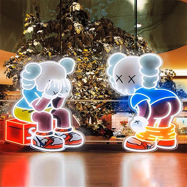 Designs Acrylic Luminous Led Signature Light Neon Signs For Bedroom Wedding Party Christmas Home Decoration