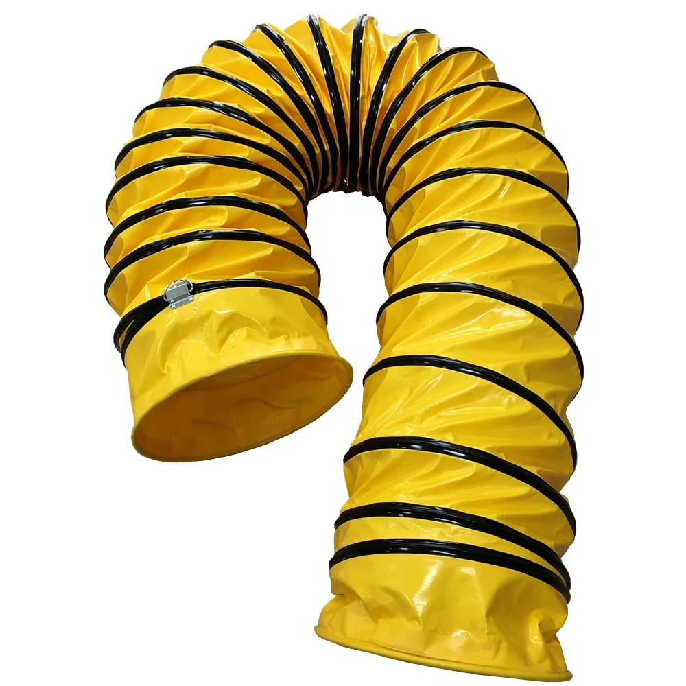 Air ventilation system pvc flexible duct hose 18inch ventilation duct hose