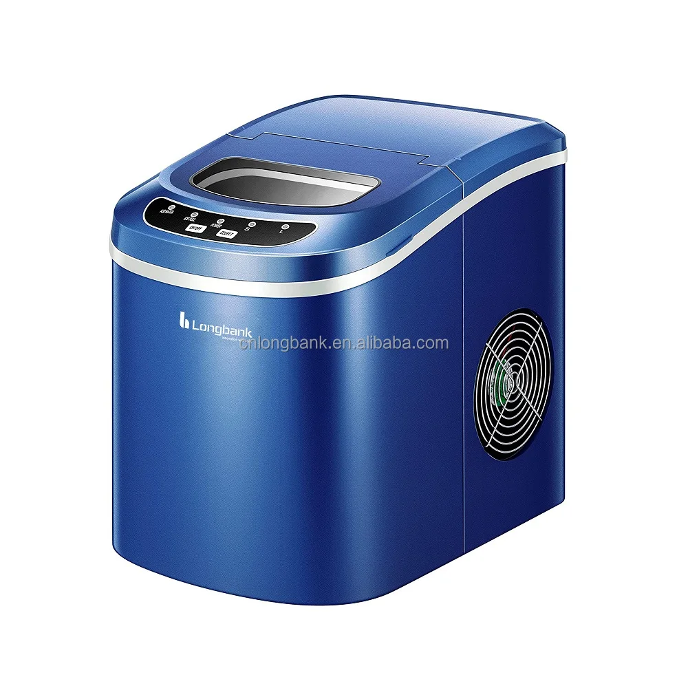 Круглое устройство для производства кубиков льда, портативный мини-генератор льда, производитель, распродажа, знаменитый производитель, 12 кг/24 часа, кнопка R600a/26 г