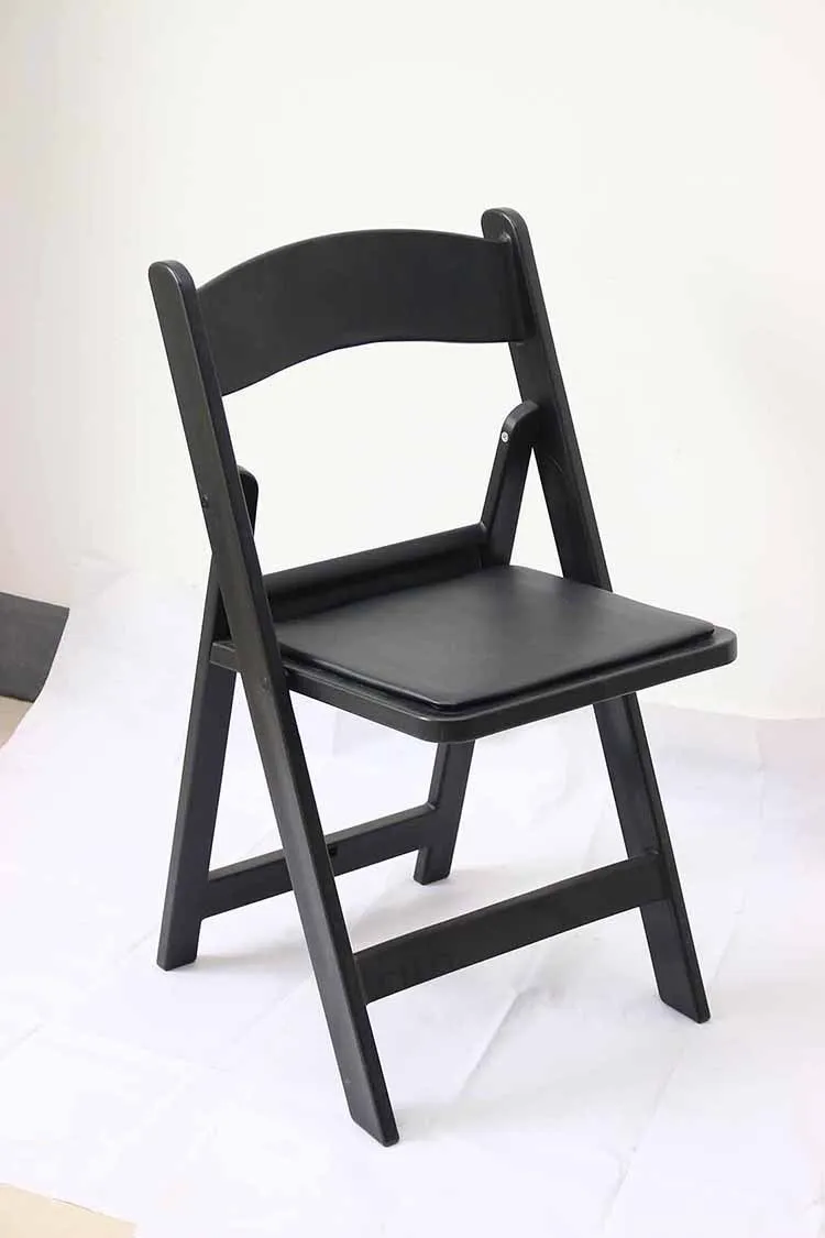 CHR006 Wholesale Portable Soft Sit Wedding Event Living Room Chair Resin Folding Chair for Banquet
