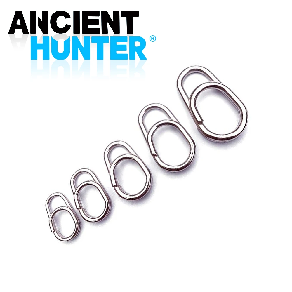 Ancient hunter oval pin snap ring High-strength Stainless Steel Fishing gear accessories Ocean fishing