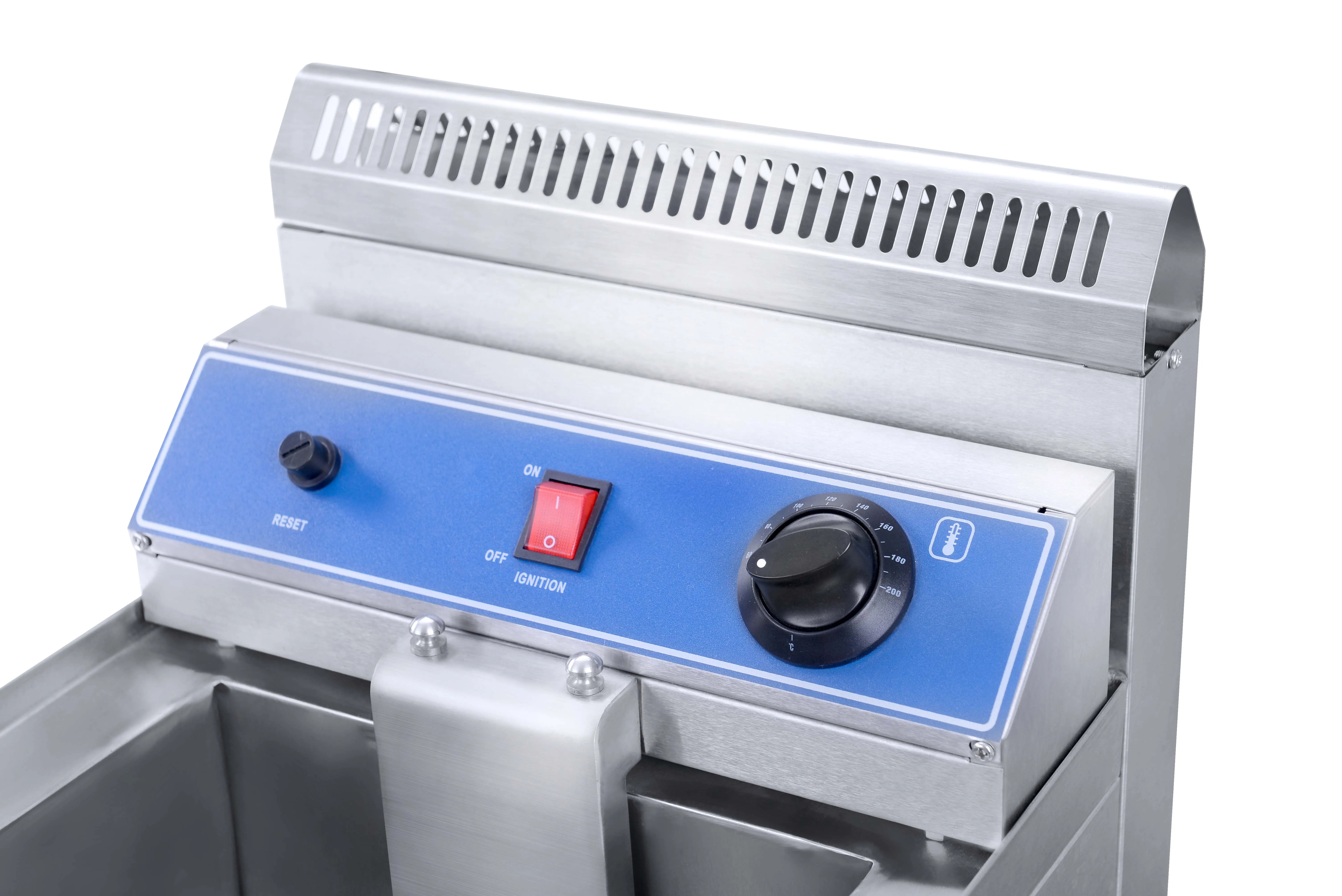 1 Tank 1 Basket Capacity 18L Power 5000 W/hr Model HGF-779 Gas Deep Fat Fryer Gas Fryer