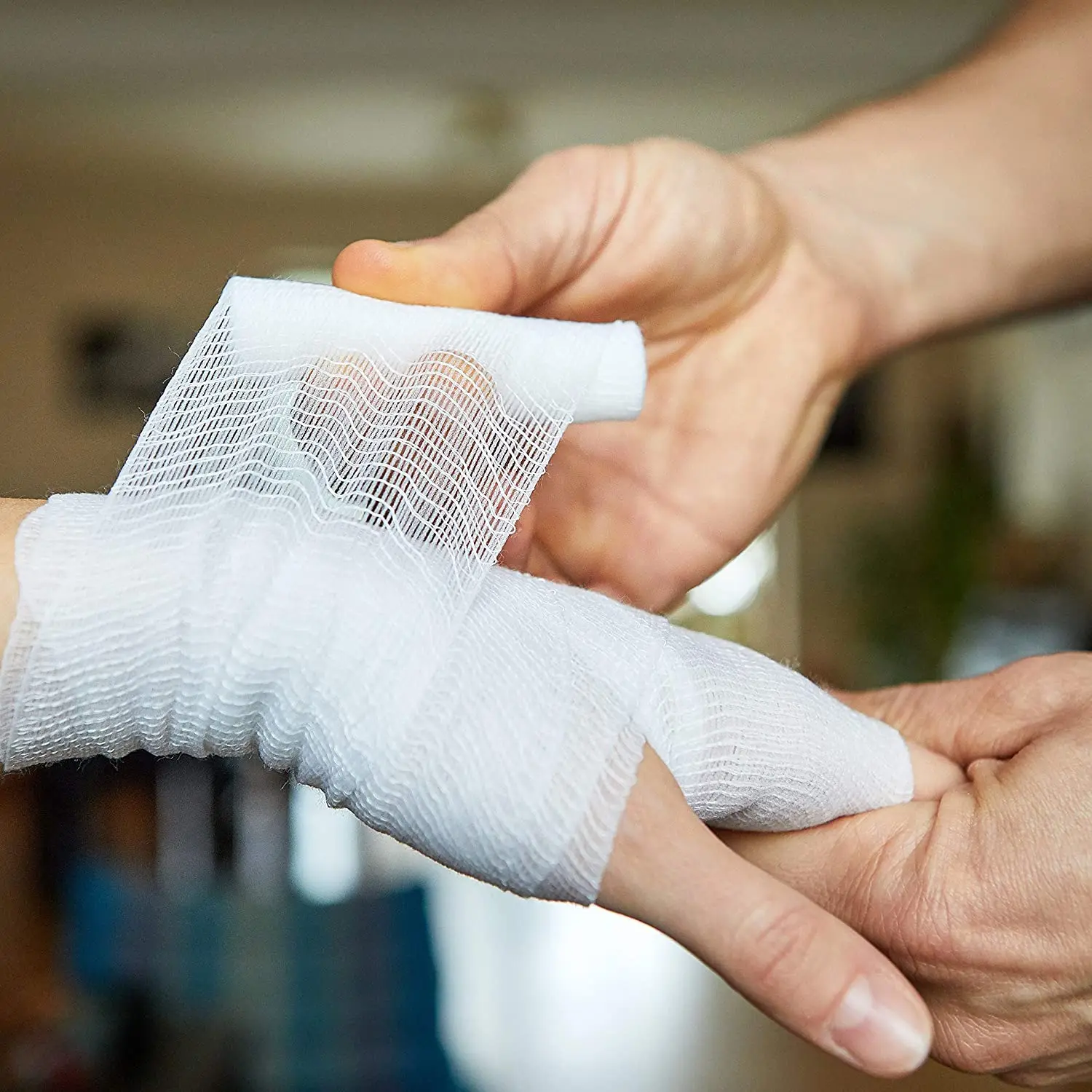 White Wrapping Gauze Rolls manufacturer factory Lightweight Breathable Material