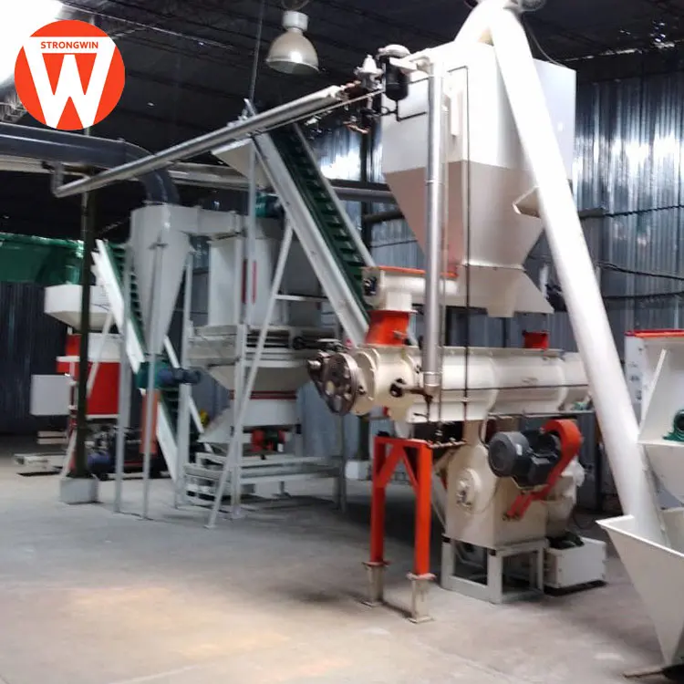 animal feed plant design poultry feed pellet production line plant for sale