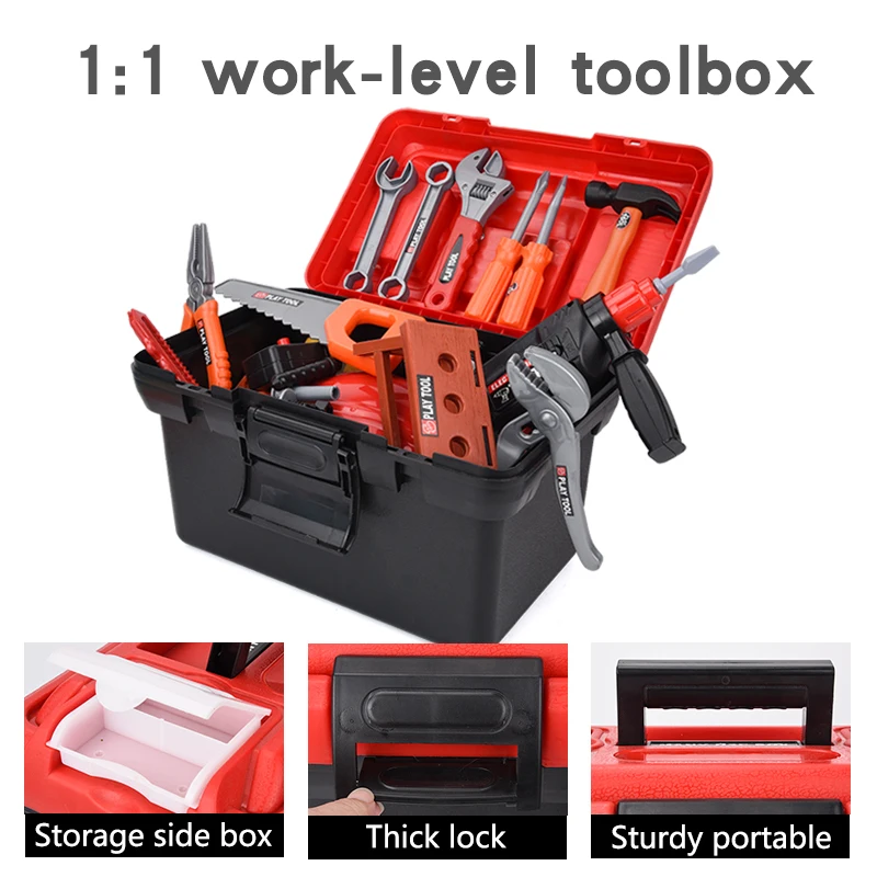 Прямая поставка с фабрики, имитация инструмента, роллер, отвертка, гаечный ключ, детский игровой ящик для инструментов, набор игрушек