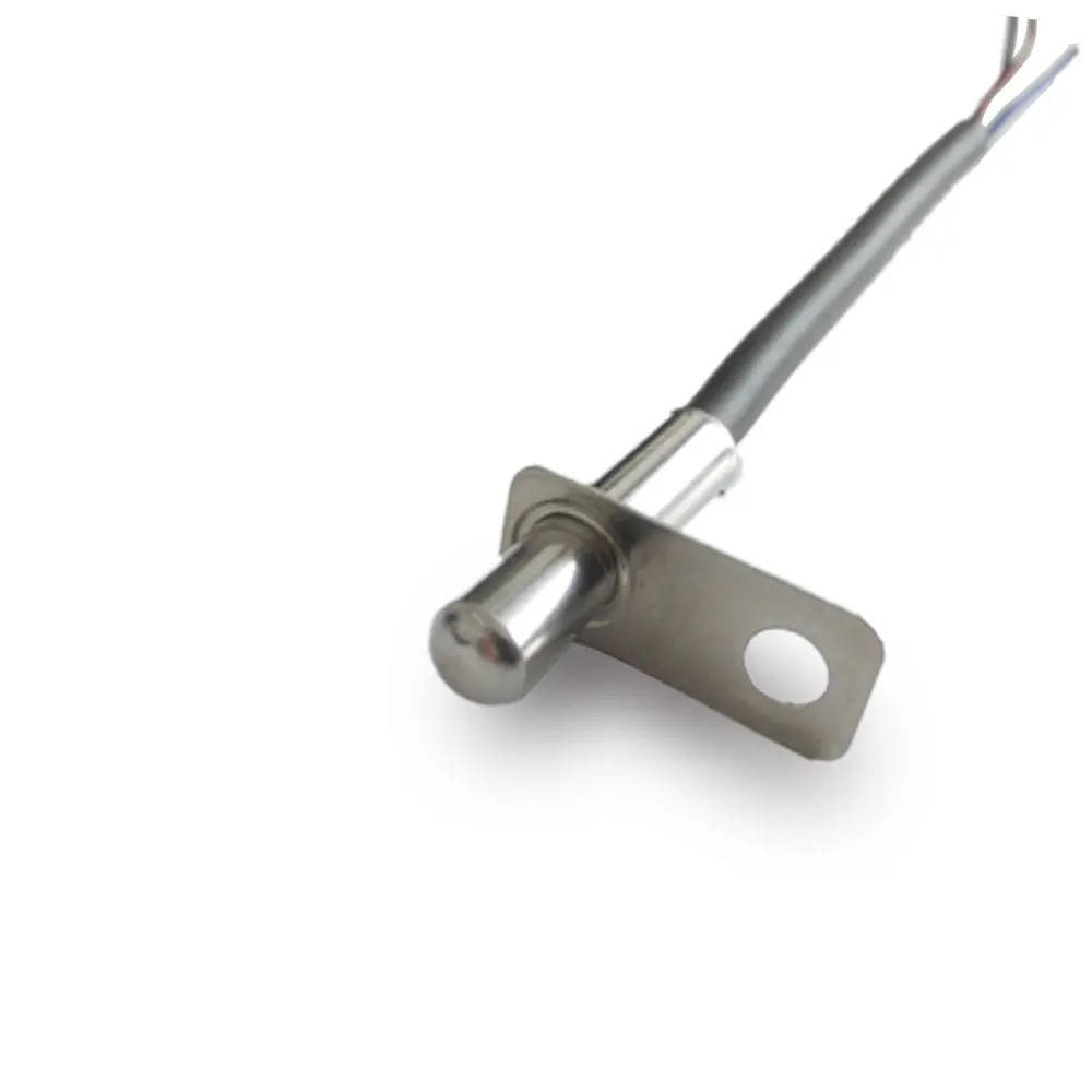 Focusens Flange Mount RTD PT100 High Temperature Resistance RTD Sensor Stainless Steel Temperature Probe for Temp Sensor