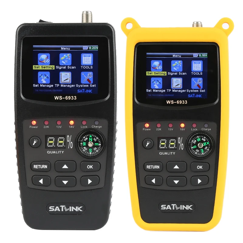 Оригинальный Satlink WS-6933 спутниковый Finder метр DVB-S2 2,1 ЖК-экран satlink ws6933 dvb-s2 цифровой сигнал satfinder