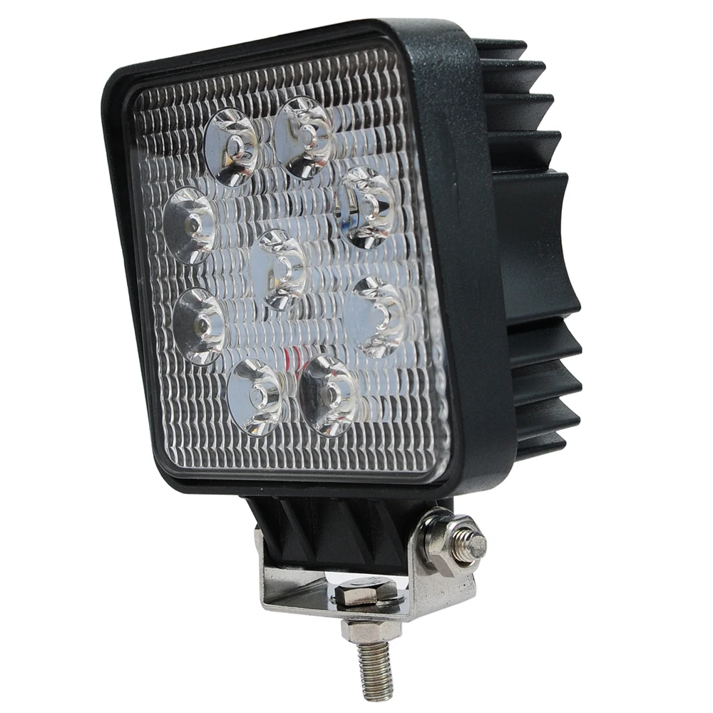 Super bright square 12v 27w 4inch ningbo led work light led tractor working lights