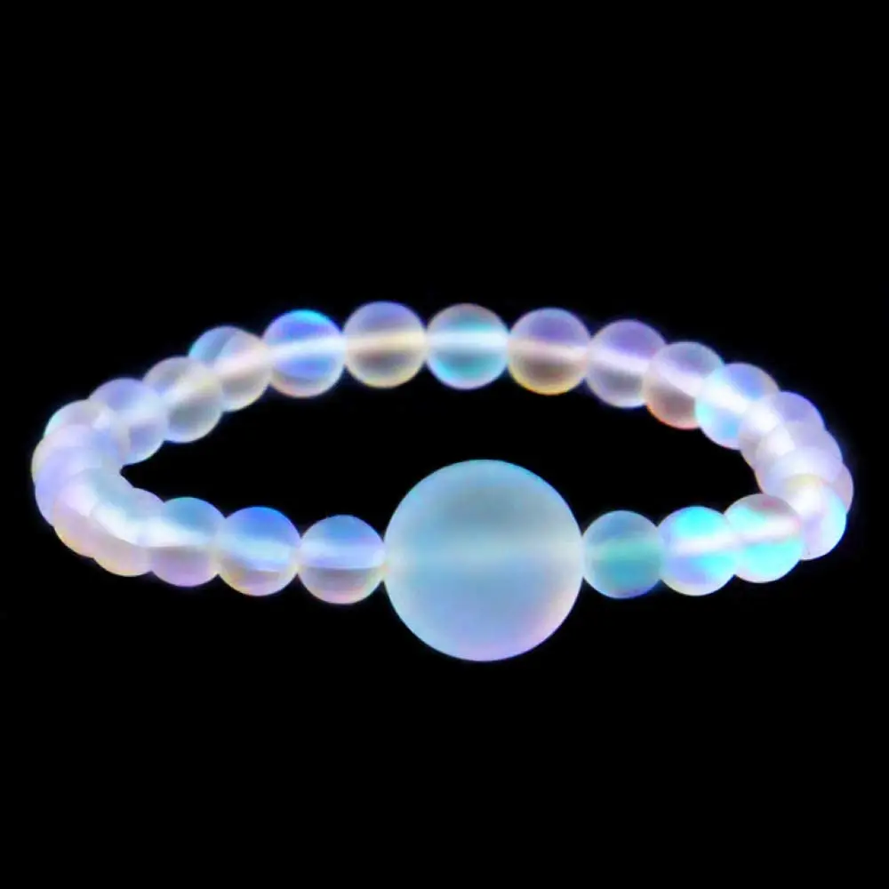 Anti Nausea Wristband Bracelet 6&14MM Natural Stone Bracelet Nausea Relief Bands Adjustable Bracelet
