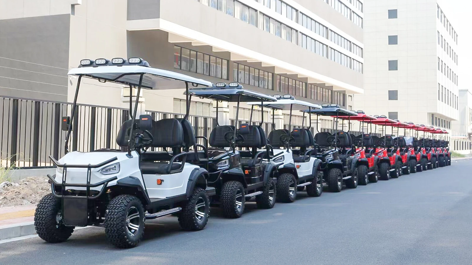 Cheap Prices Long Durability Little Noise 6-Seater Go Kart Electric Golf Cart Iso Certified Buggy