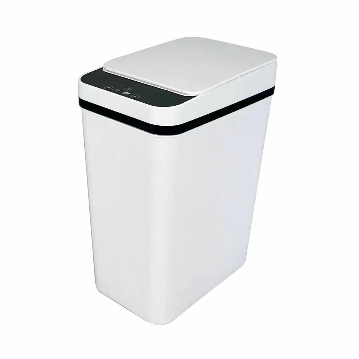 BX hot sell white automatic trash can plastic trash can for household