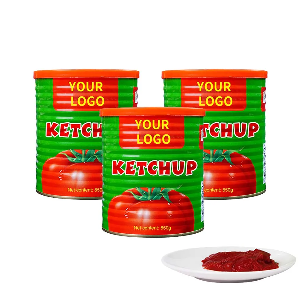 Best Brand concentrado de tomate Tomato Paste China Factory Maker Different Sizes Of Tin Tomato Sauce