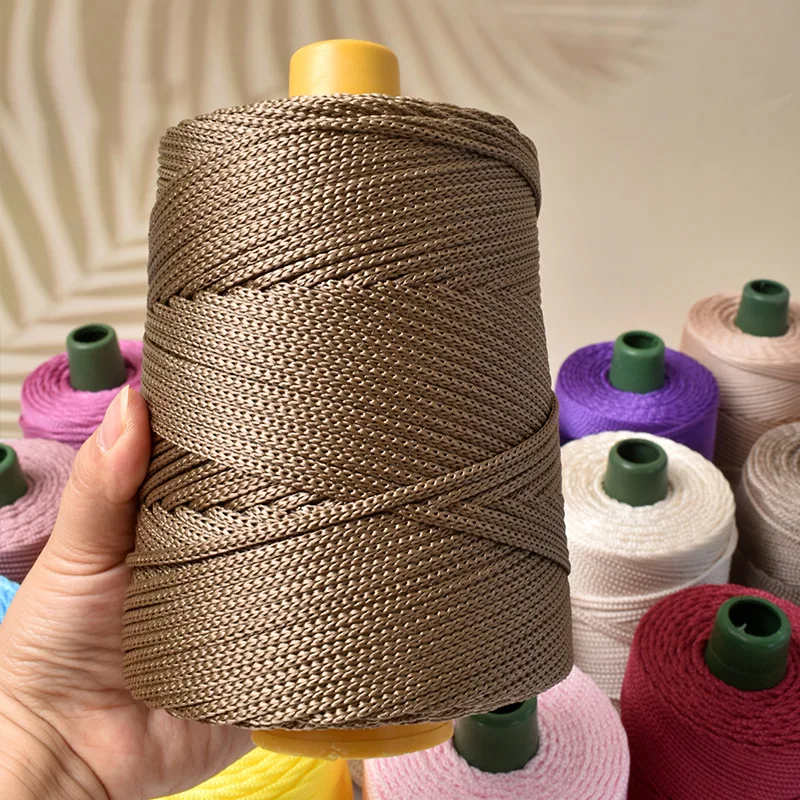 Лидер продаж полиэфирная вязаная пряжа для макраме настенных ковров сумок обуви