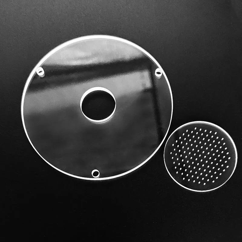 Processing customized quartz plate optical heat resistant transparent quartz wafers