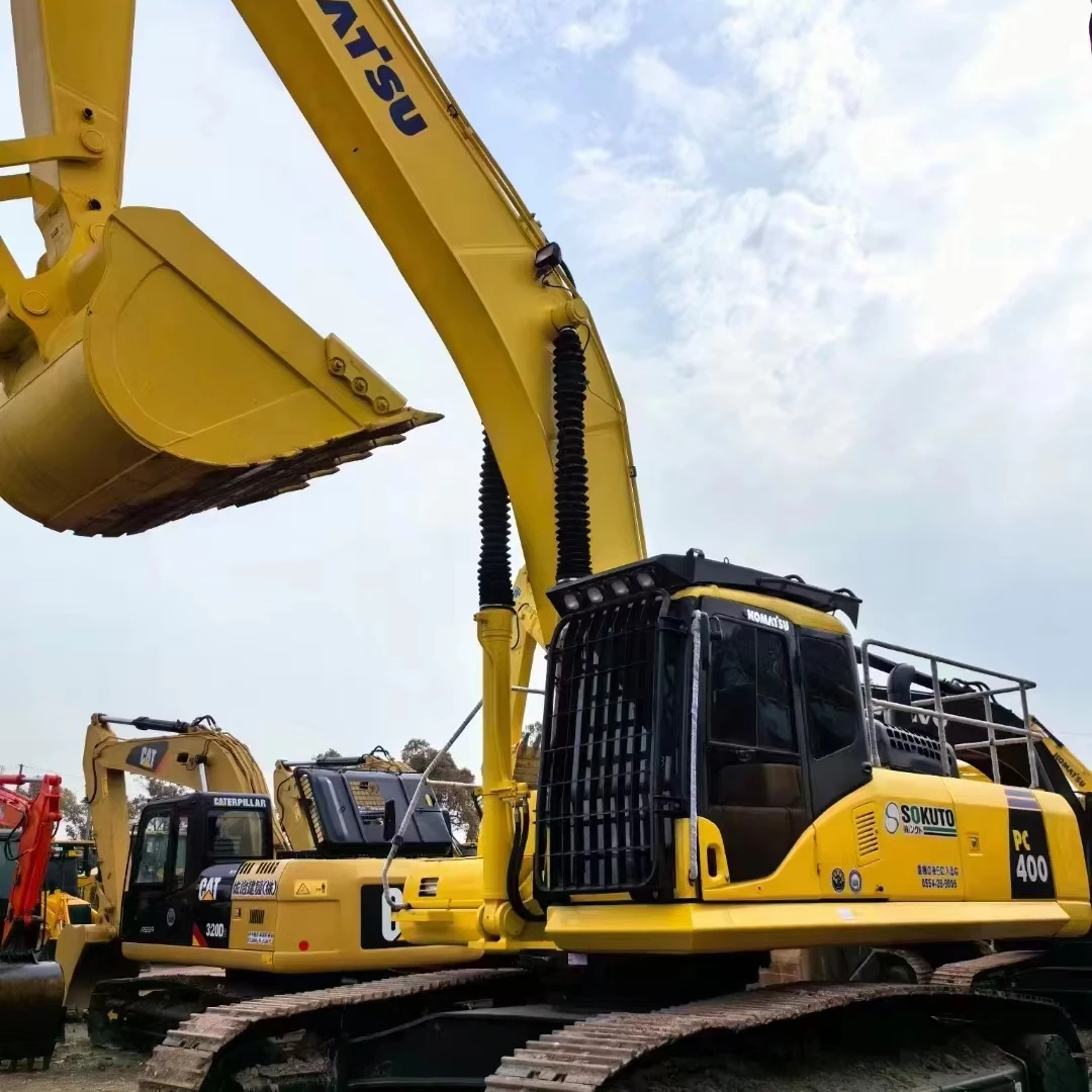 Строительная техника 40 тонн б/у экскаватор Komatsu Pc400-7 оригинальный японский гусеничный для продажи