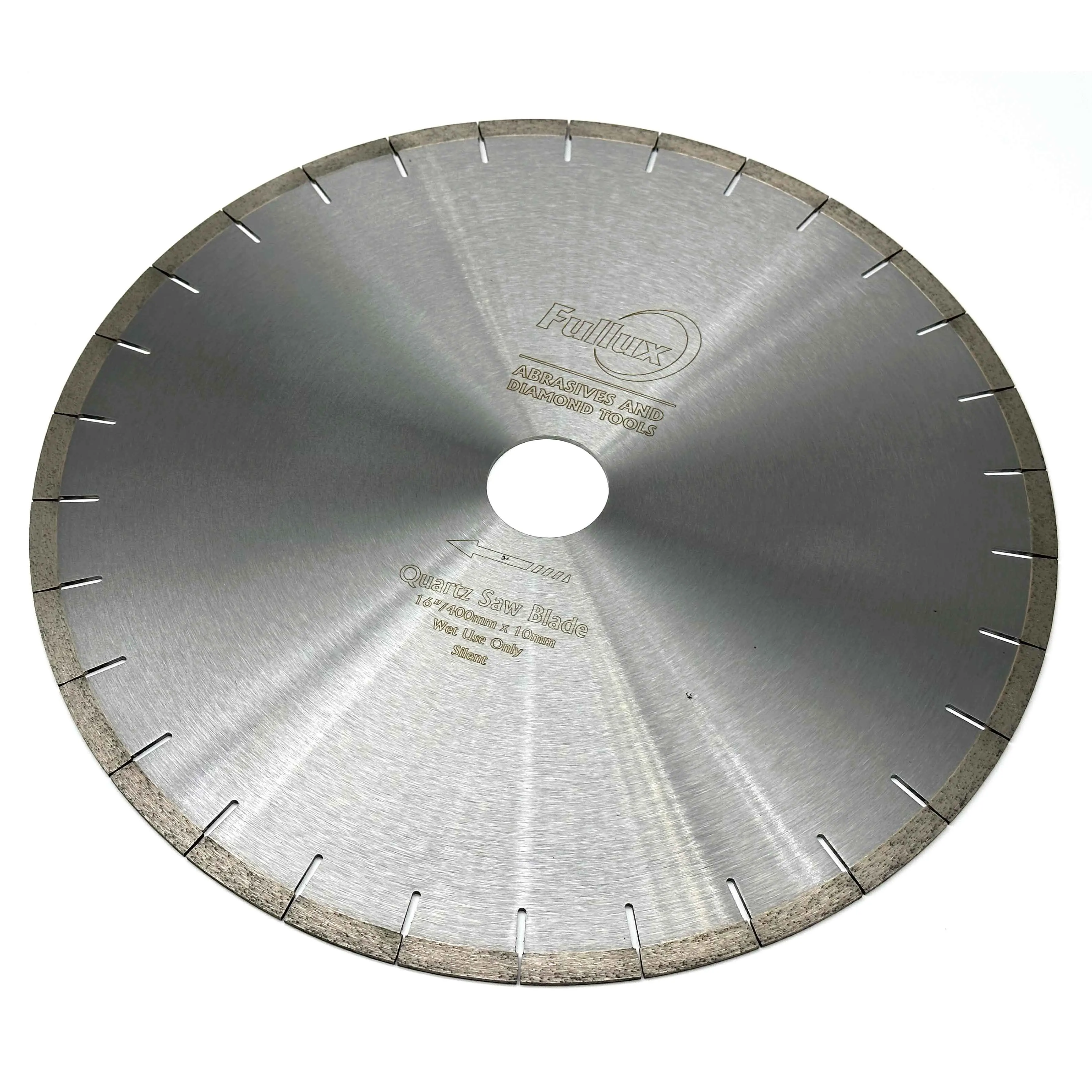 Fullux High Efficiency Silent Core 400mm 16 Inch Diamond Saw Blade for Cutting Quartz Artificial Stone Slab