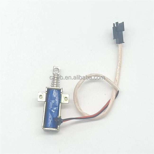 Factory price U0436L pull type open frame solenoid  DC 3v 6V electric solenoid travel  6mm  mini solenoid