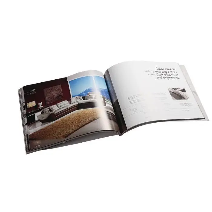 Custom high quality fashion brochure ,magazines, corporate brochures