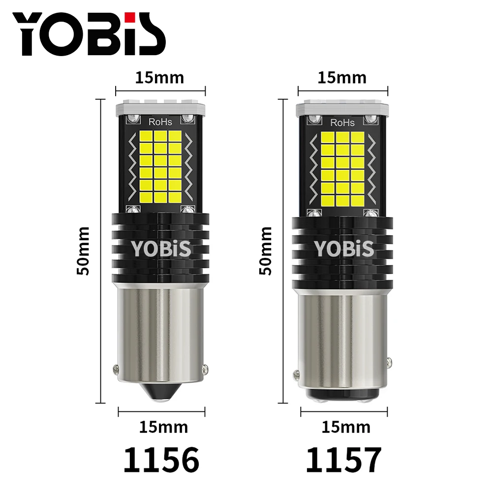 tunning lights car interior led 1156 bulbs led canbus bau15d 1157