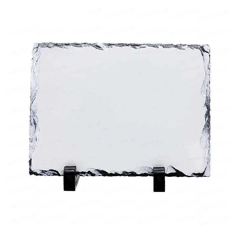 Sublimation Blank 15*20cm Slate Photo Frame DIY Picture Photo Deco Rock Stone Slates Crafts Thermal Transfer Print Photo Slate