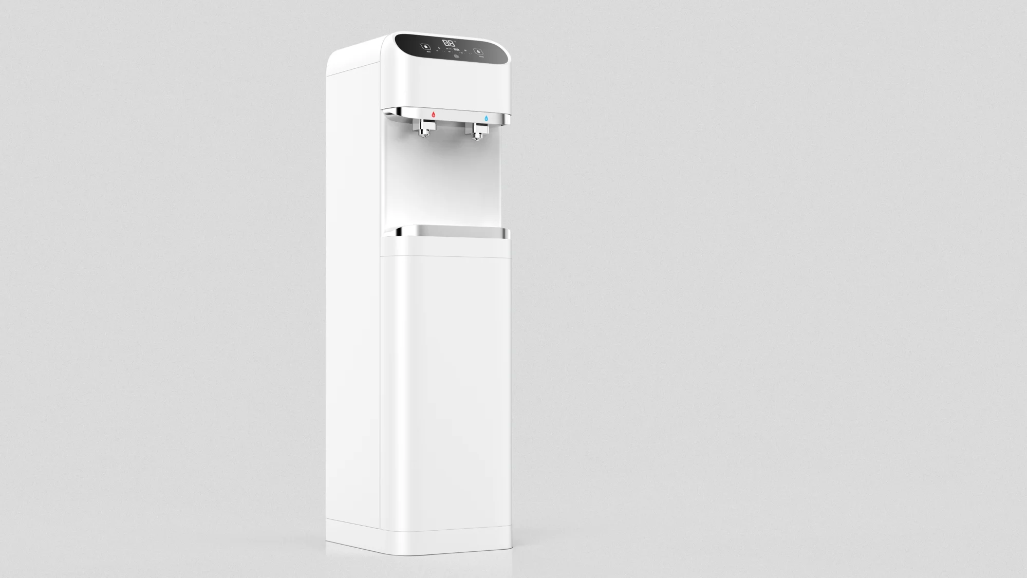 Commercial Stand Hot Cold Water Purifier/ Compressor Cooling Water Dispenser With Filters Ro Filtration